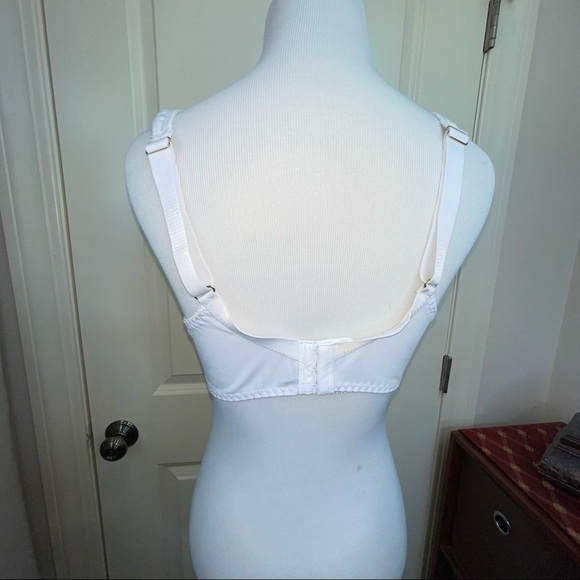 Mesh Lace Underwire T-Shirt Bra Unlined White 38C - Picture 12 of 16